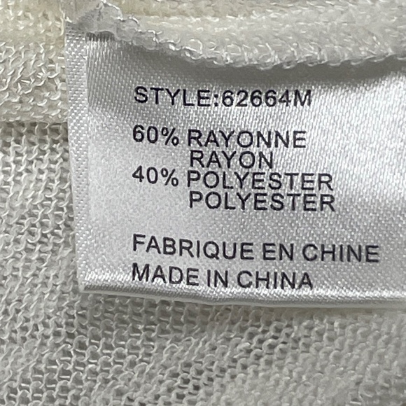 Women’s  XL/TG Conrad C Lace trim White Top - Picture 11 of 14